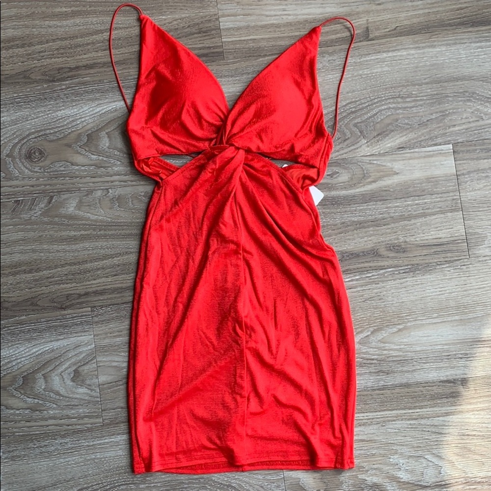 NWT Red Backless Hurts So Good Dress Hello Molly